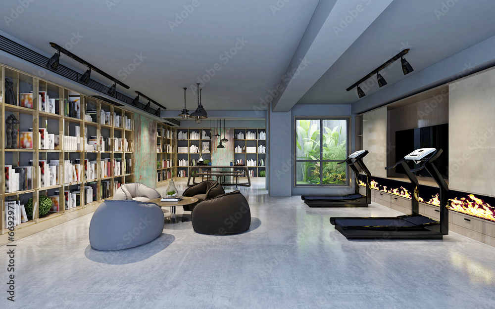 modern luxury working office 3d rendering modern luxury working office 3d rendering