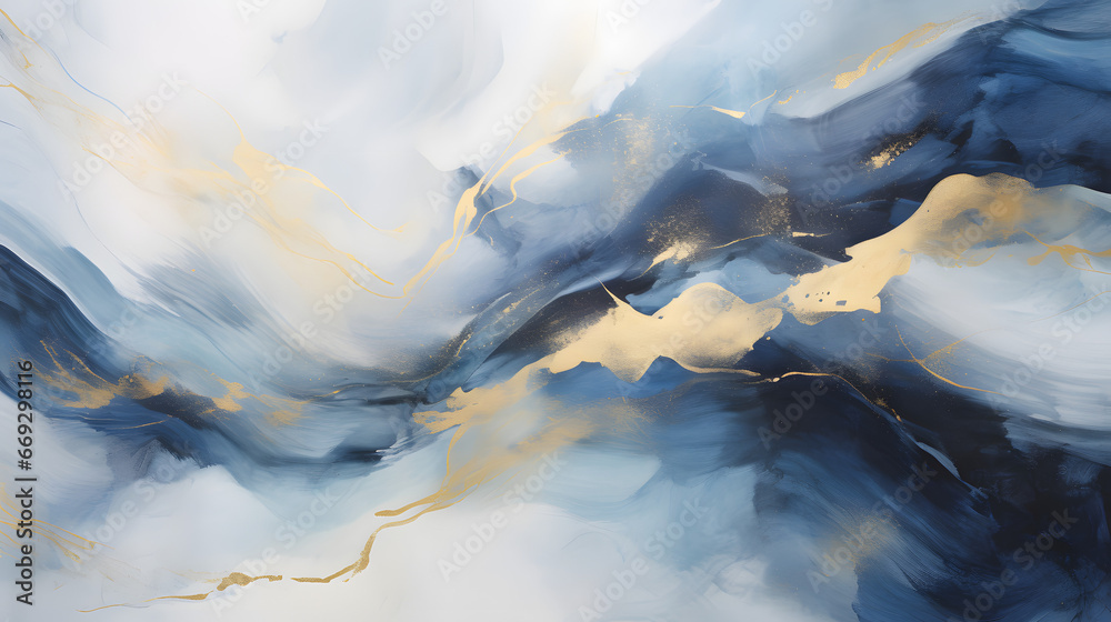 blue and gold metallic paint
