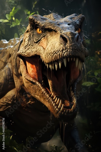 tyrannosaurus rex dinosaur © Stasie