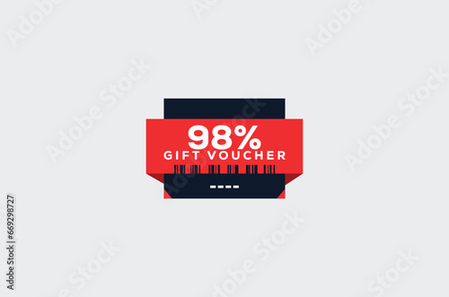 98 Gift Voucher Minimalist signs and symbols design with fantastic color combination and style