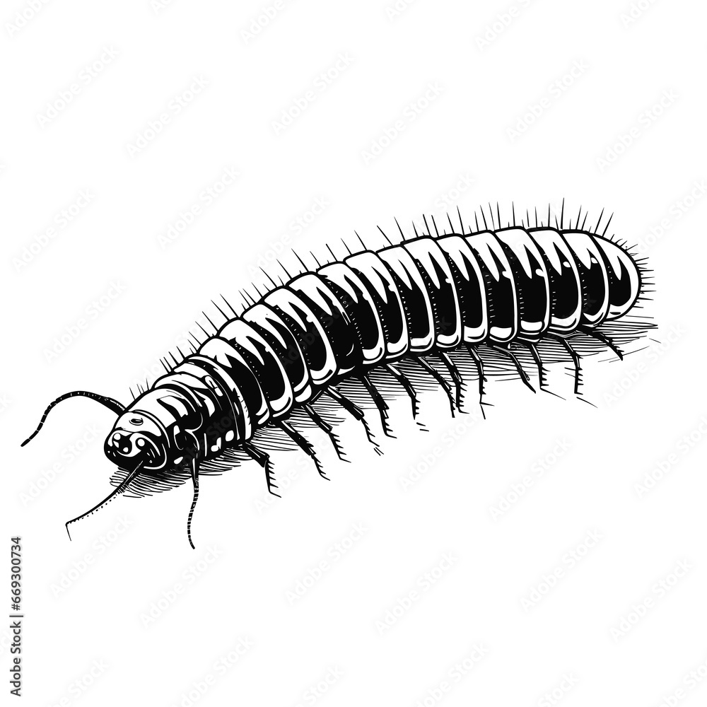 Hand Drawn Sketch Centipede Illustration
Hand Drawn Sketch Centipede Illustration