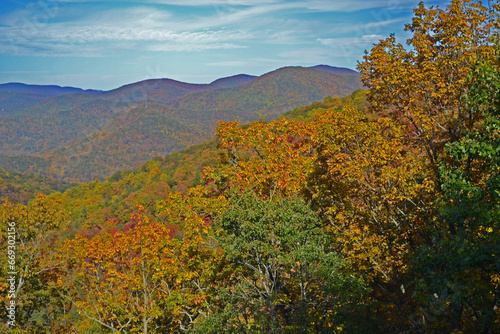 autumn in the Appalachian mountains