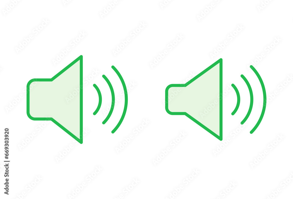 Speaker icon set. volume icon vector. loudspeaker icon vector. sound symbol Speaker icon set. volume icon vector. loudspeaker icon vector. sound symbol