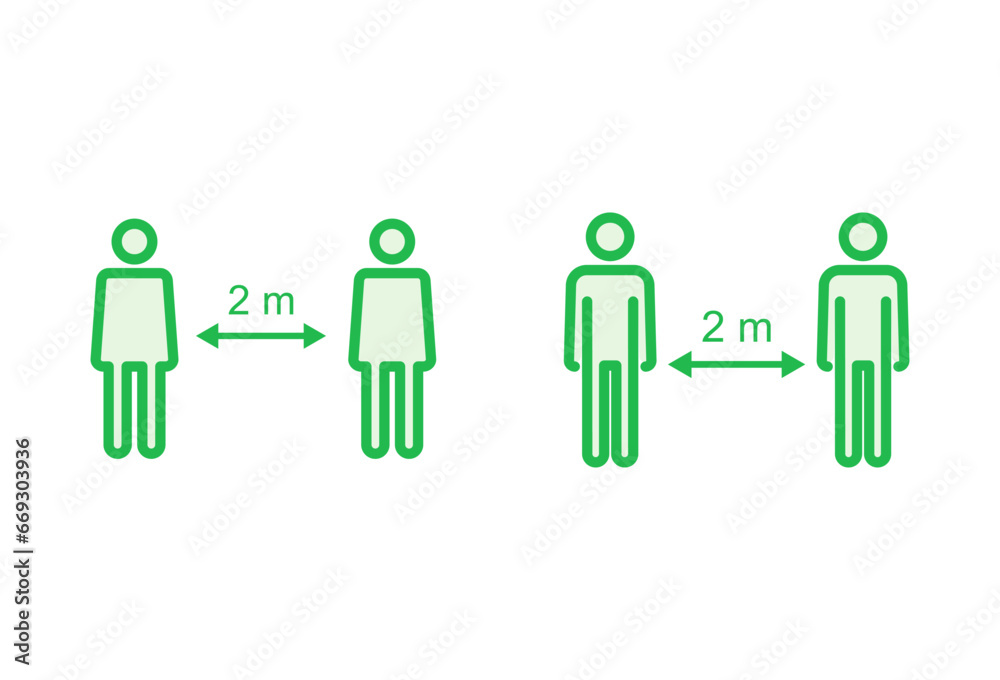 Social distance icon set. social distancing icon. self quarantine sign Social distance icon set. social distancing icon. self quarantine sign