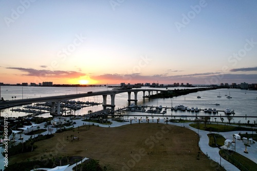defaultA drone view of Coachman Park, Clearwater Beach, Clearwater, Florida, aerial photo by Anita Denunzio.