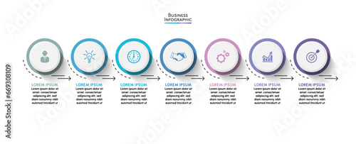 Business data visualization. timeline infographic icons designed for abstract background template