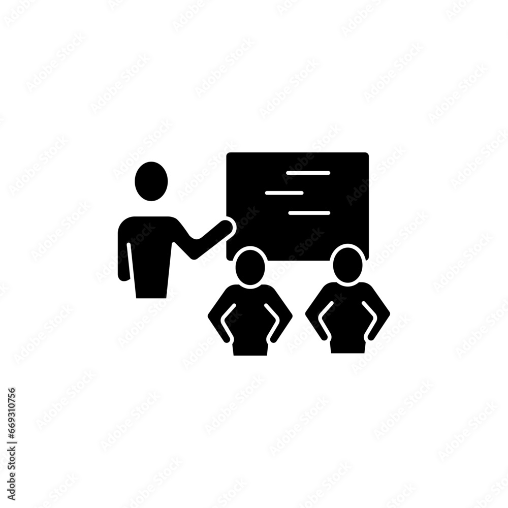 Training concept line icon. Simple element illustration. Training concept outline symbol design. Training concept line icon. Simple element illustration. Training concept outline symbol design.