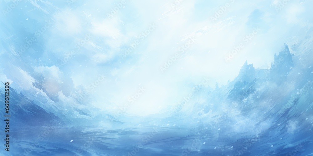 Abstract illustration of a blizzard or snow storm in winter. Abstract illustration of a blizzard or snow storm in winter.