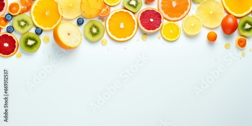 Abstract background image of a fruit medley. 