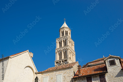 Saint Domnius Bell Tower in Split. Croatia