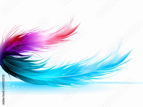 colorful feathers