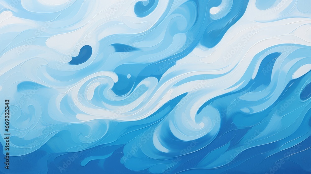 Blue wavy background
