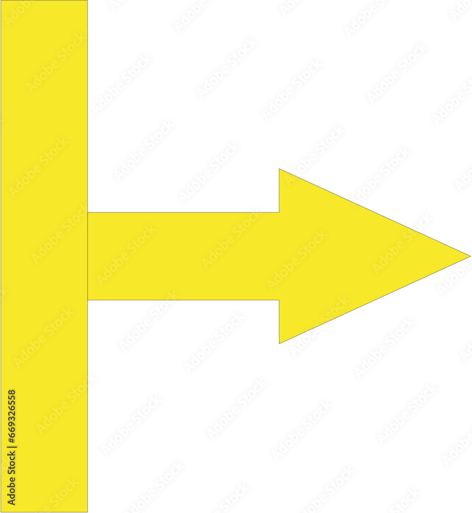 yellow arrow sign yellow arrow sign