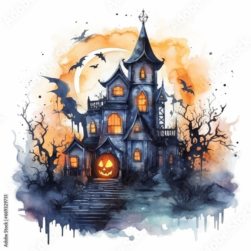 Halloween Pumpkin T-Shirt Design Background photo