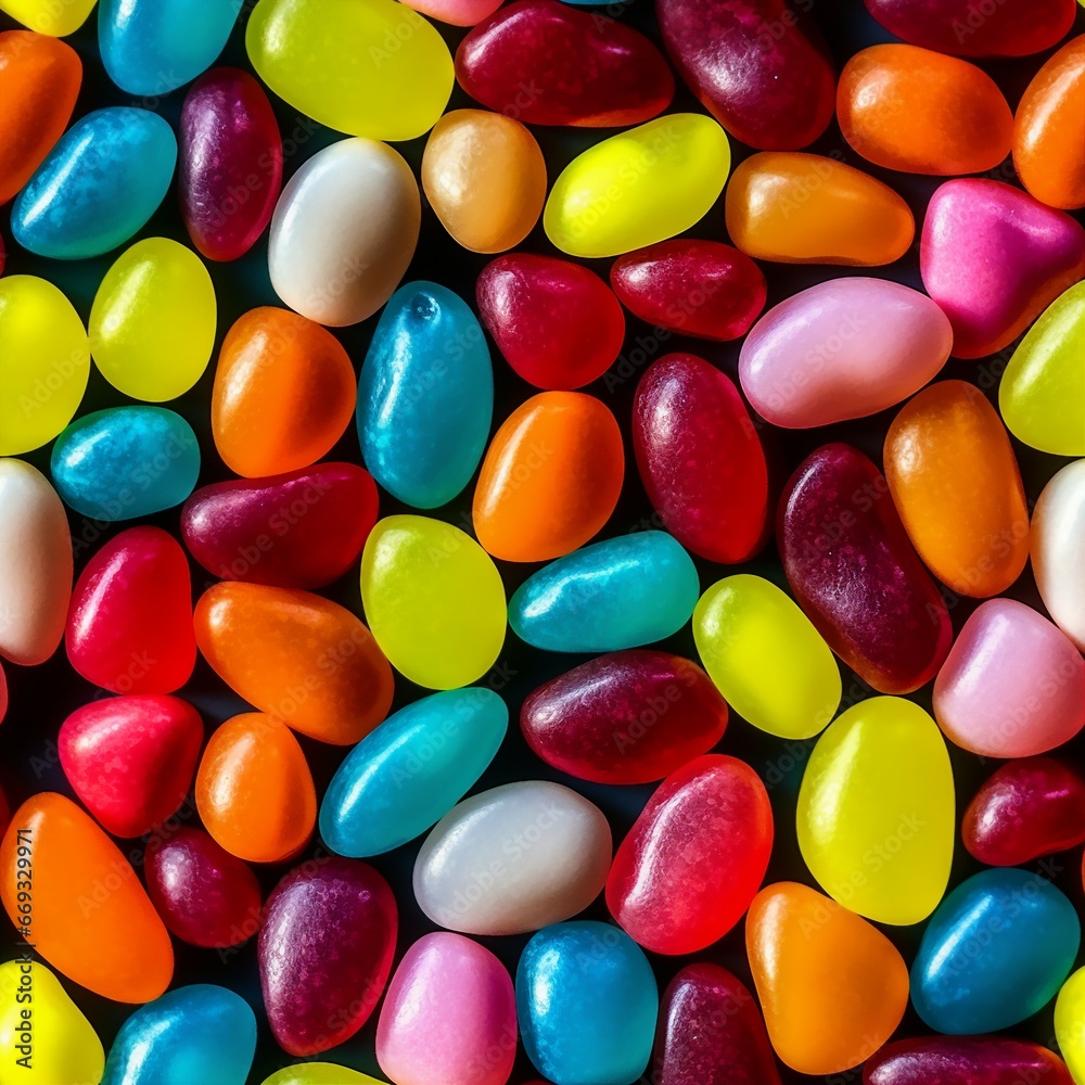 High-resolution image of Jelly beans,seamless image High-resolution image of Jelly beans,seamless image