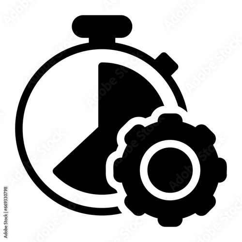 productivity glyph icon