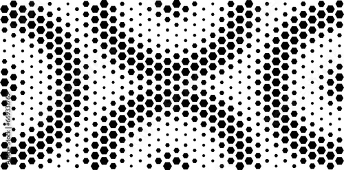 Hexagonal abstract background featuring honeycomb geometric patterns.