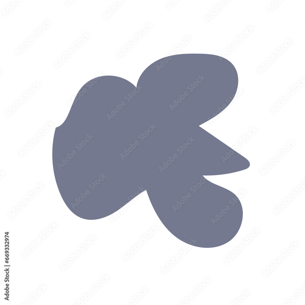 Muted blue abstract shapes vector Muted blue abstract shapes vector