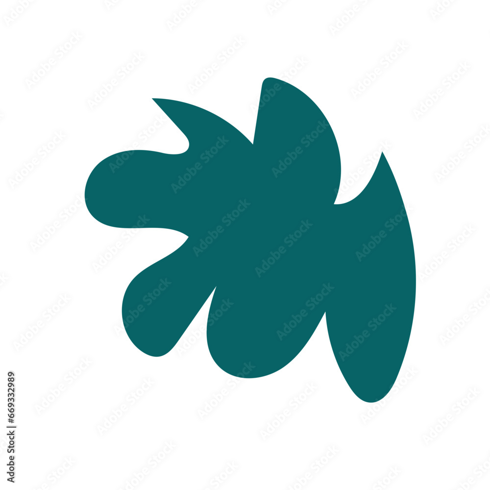 Muted blue abstract shapes vector Muted blue abstract shapes vector