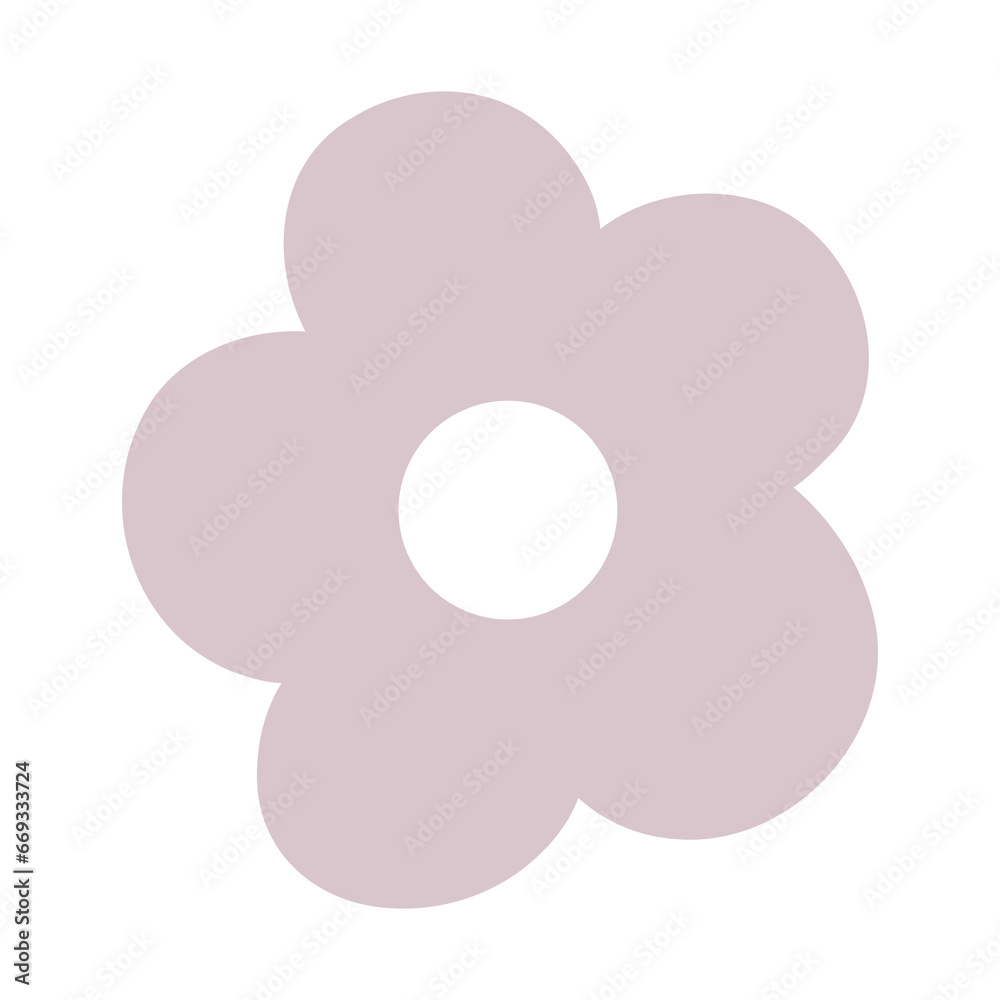 Flowers isolated on white background Flowers isolated on white background