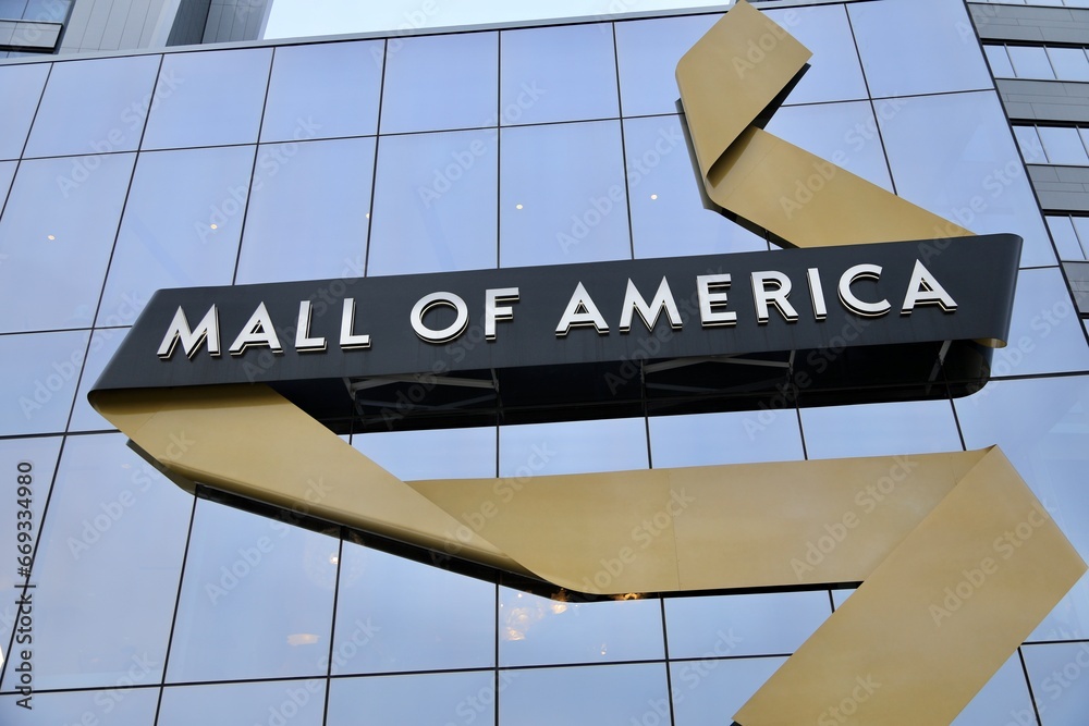 Mall of America. Built in 1992, it is the largest mall in the USA. The