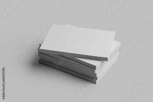 A4 Landscape Magazine Mockup