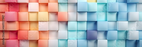 Pastel Baby Product Mosaic Banner