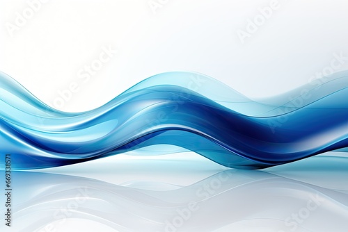 Sapphire Crystal Elegant Wave
