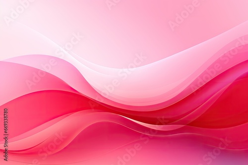 Cherry-Pink Romantic Wave