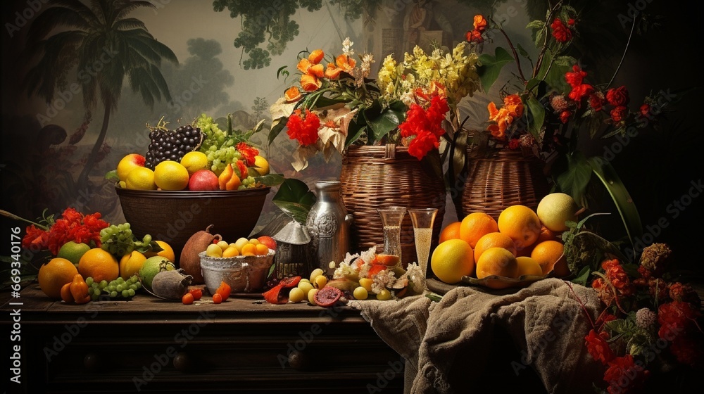 Depok, West Java, Indonesia, September 29, 2023, Classic still life