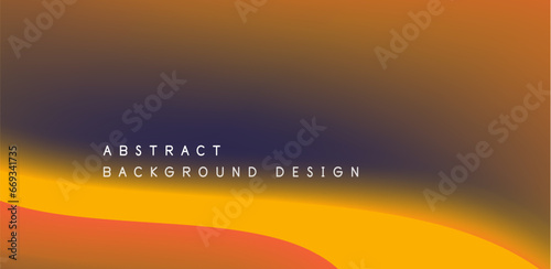 Abstract vector backdrop with fluid, geometric elements. Harmonious blend of form and color, evoking dynamic and captivating visual landscape for wallpaper, banner, background, landing page