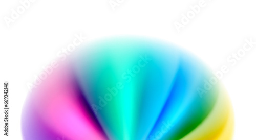 Color mixing liquid rainbow shape background