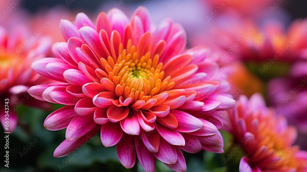 Free photo natures beauty captured in colorful flower close up