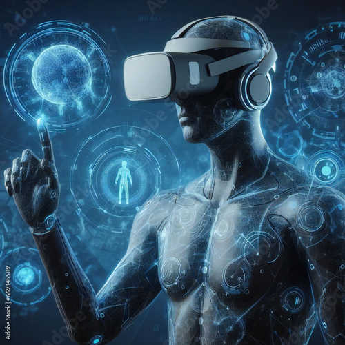 Crafting the Future of Virtual Reality Images with VR headset AI