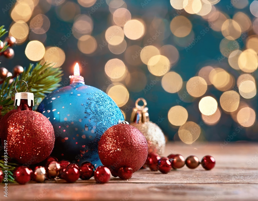 New Year Christmas tree toy, branches of a christmas tree, New Year decorations on a wood background. AI Generated. New Year Christmas tree toy, branches of a christmas tree, New Year decorations on a wood background. AI Generated.