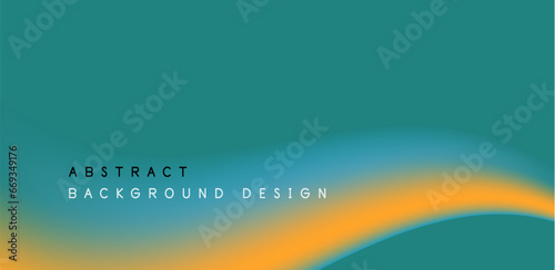 Abstract vector backdrop with fluid, geometric elements. Harmonious blend of form and color, evoking dynamic and captivating visual landscape for wallpaper, banner, background, landing page