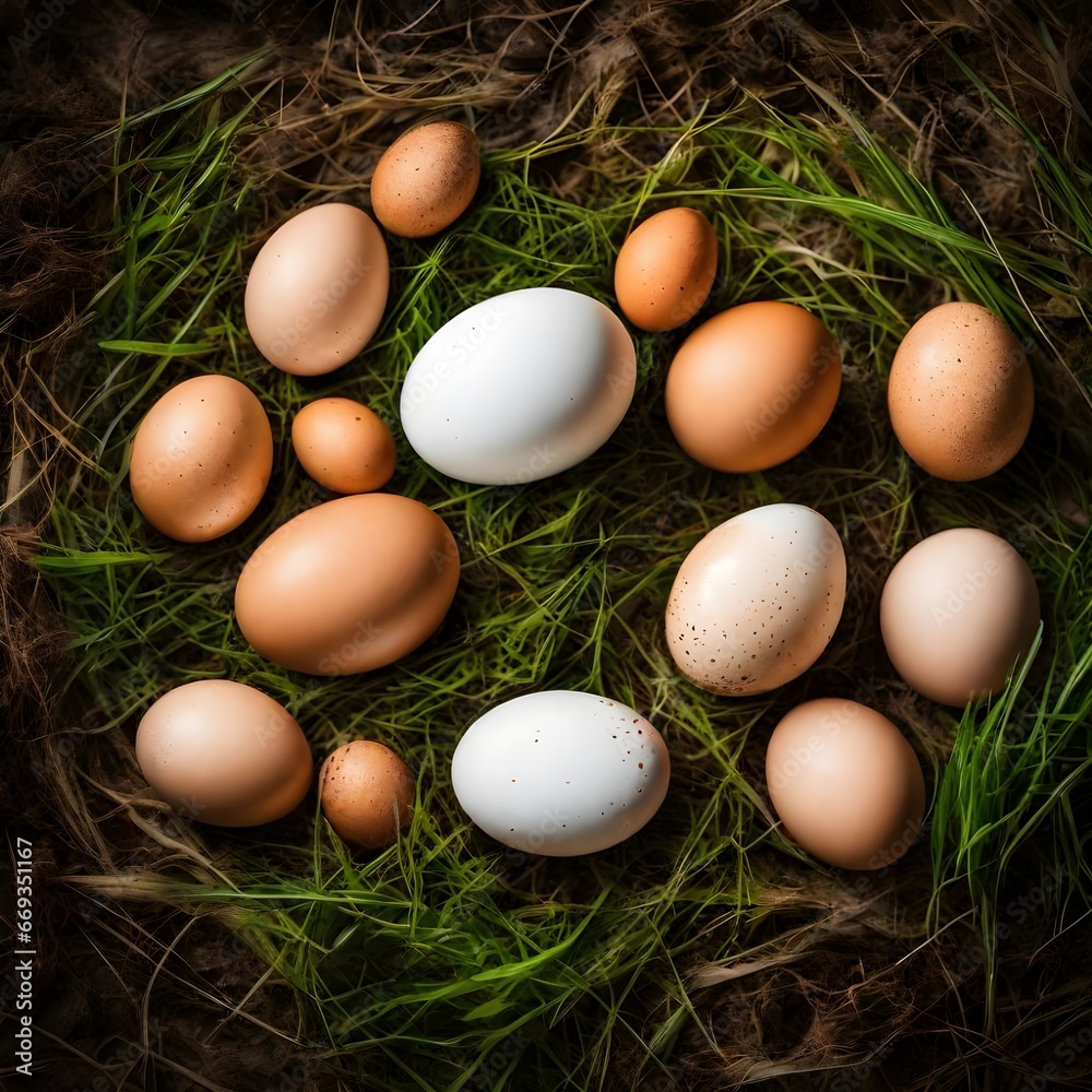 Nature's Bounty: Eggs on the Grass Nature's Bounty: Eggs on the Grass