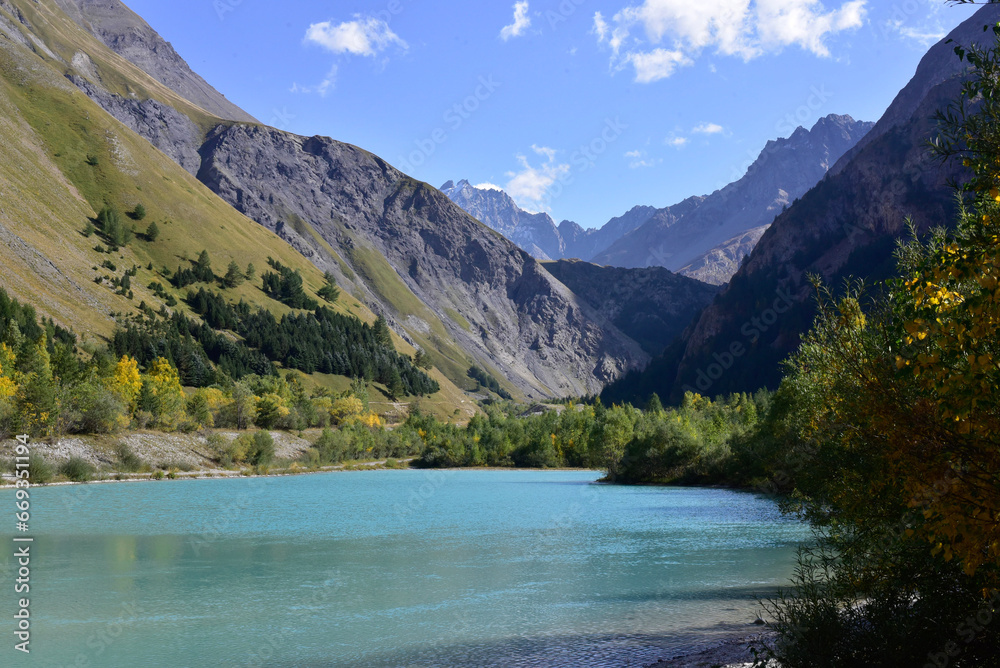 Lake view near La Meije