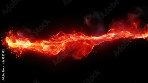  Fire embers particles over black background, Fire sparks © Shiina shiro111