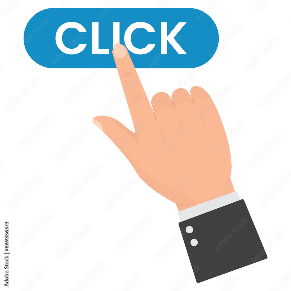 Vector illustration of press the click button icon sign and symbol. colored icons for website design .Simple design on transparent background (PNG). Vector illustration of press the click button icon sign and symbol. colored icons for website design .Simple design on transparent background (PNG).