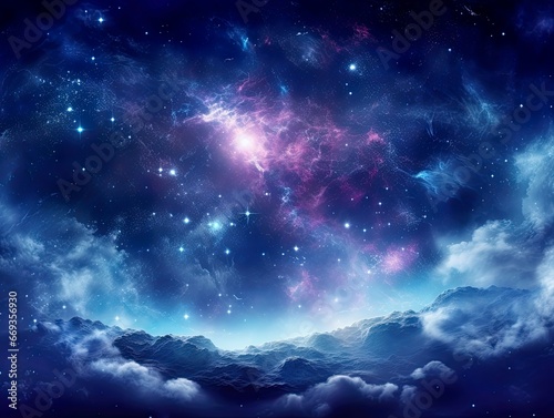 Galaxy and universe light. Galaxies sky in space Planets and stars beauty of space exploration