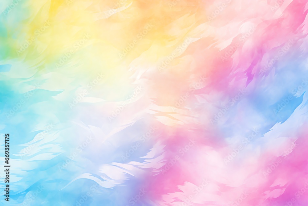 Rainbow ombre abstract colorful watercolor for background