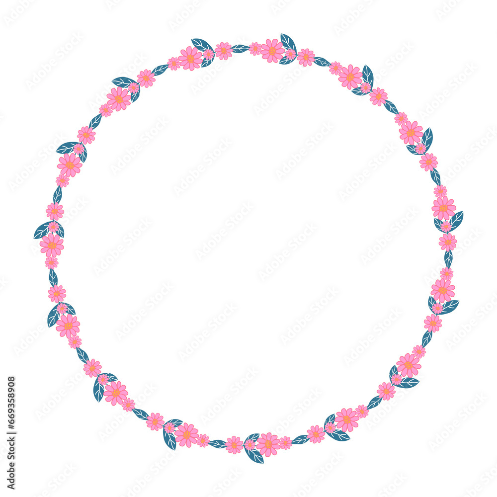 Fototapeta premium Elegant Flower Frame