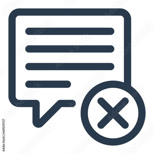 Negative Feedback Icon