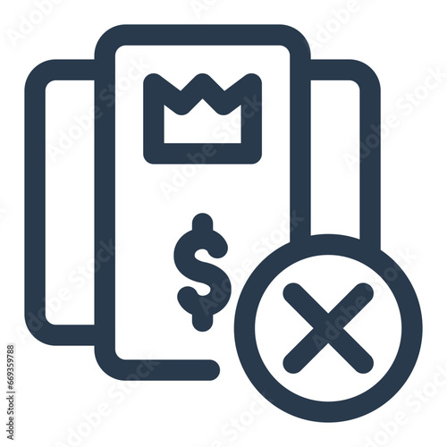 Inactive Subscription Alert Icon