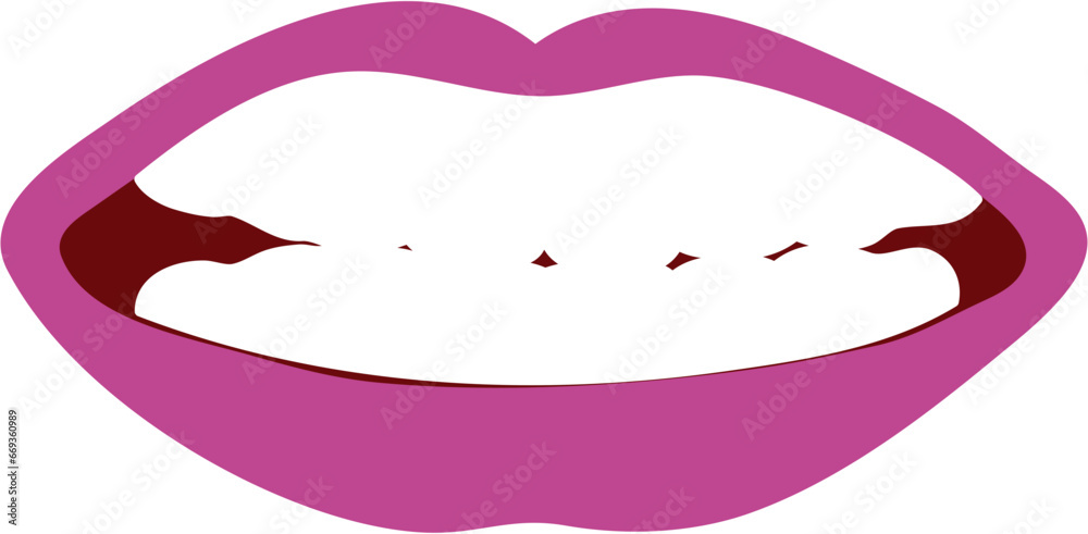 lips shape clipart