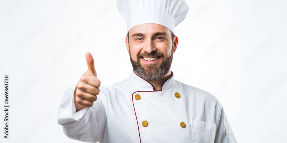 chef is giving thumbs up, generative AI