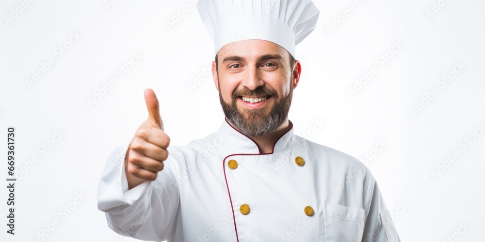 chef is giving thumbs up, generative AI chef is giving thumbs up, generative AI
