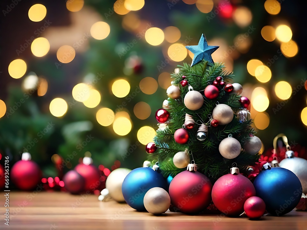 christmas tree decorations generative ai
