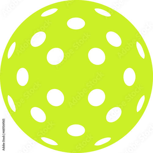Pickleball ball svg